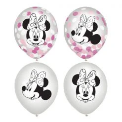 AMSCAN Minnie Mouse Confetti Balloons