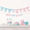 AMSCAN Gender Reveal Letter Banner Kit
