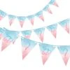 AMSCAN Gender Reveal Pennant Banner