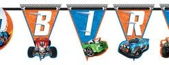AMSCAN Hot Wheels Birthday Banner