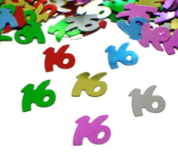 BEISTLE COMPANY 16th Birthday Confetti 1 BEISTLE COMPANY 16th Birthday Confetti