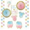 AMSCAN Gender Reveal Room Decorating Kit