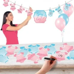 AMSCAN Gender Reveal Activity Banner