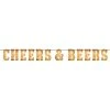 CREATIVE CONVERTING Beers & Cheers Letter Banner Beer Tasting