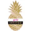 CREATIVE CONVERTING Golden Pineapple Invitations 8ct