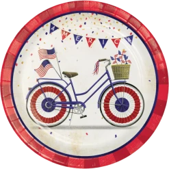 CREATIVE CONVERTING Patriotic Parade 7" Plates