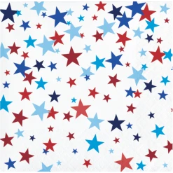 CREATIVE CONVERTING Patriotic Pride Double-Sided Beverage Napkins