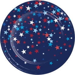 CREATIVE CONVERTING Patriotic Pride 7" Plates