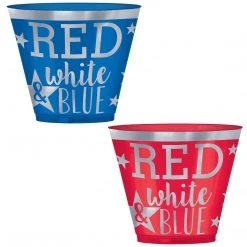 AMSCAN Red, White & Blue 9oz Cups