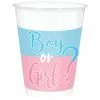 AMSCAN Gender Reveal Plastic Cups