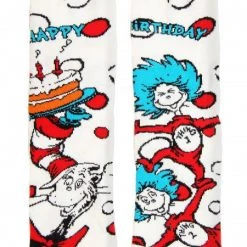 ELOPE INC Cat In The Hat Child Birthday Crew Socks