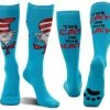 ELOPE INC Cat In The Hat Adult Paws Knee Socks