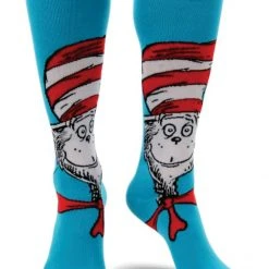 ELOPE INC Adult Cat In The Hat Knee Socks Dr. Seuss