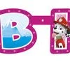UNIQUE INDUSTRIES Paw Patrol Pink Birthday Banner Banners