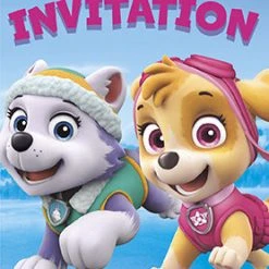 UNIQUE INDUSTRIES Paw Patrol Pink Invitations 8ct