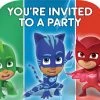 AMSCAN PJ Masks Invitations 8ct