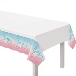 AMSCAN Gender Reveal Tablecover