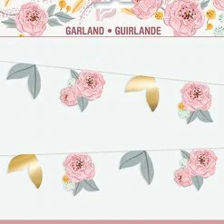 UNIQUE INDUSTRIES Painted Floral Banner