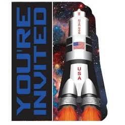 CREATIVE CONVERTING Space Blast Invitations 8ct