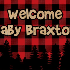 PARTY AMERICA Yard Signs Baby Buffalo Custom 18" X 24" Lawn Sign