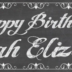 PARTY AMERICA Custom Banners Chalkboard Banner