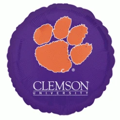 MAYFLOWER DISTRIBUTING CO Clemson University 18" Foil Balloon Collegiate