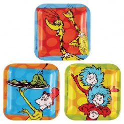 AMSCAN Dr. Seuss Dessert Plate