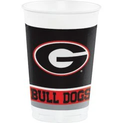 CREATIVE CONVERTING Collegiate Georgia 20oz Cups 8ct