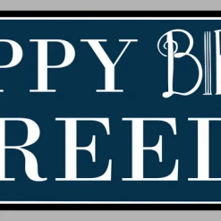 PARTY AMERICA Custom Happy Birthday Man Banner Custom Banners