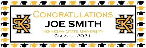 PARTY AMERICA Kennesaw State University Banner A Collegiate 1 PARTY AMERICA Kennesaw State University Banner A Collegiate