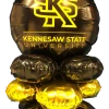 PARTY AMERICA Kennesaw State University Logo Foil Triple Stack Centerpiece Collegiate