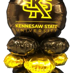 PARTY AMERICA Kennesaw State University Logo Foil Triple Stack Centerpiece Collegiate
