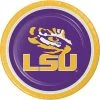 CREATIVE CONVERTING Collegiate LSU Lunch Plates 8ct