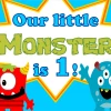 PARTY AMERICA Yard Signs Little Monster Custom 18" X 24" Lawn Sign
