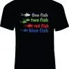 PARTY AMERICA Dr. Seuss Child Size One Fish, Two Fish, Red Fish, Blue Fish Shirt