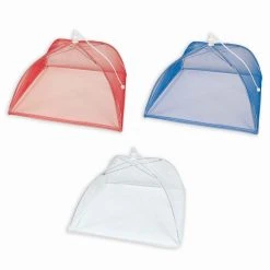 AMSCAN Patriotic Mesh Food Covers 3pk