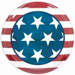 AMSCAN Patriotic Round Platter