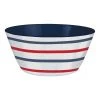 AMSCAN Patriotic Stripe Large Salad Bowl