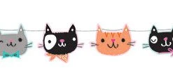 CREATIVE CONVERTING Purrfect Party Cat Banner Banners