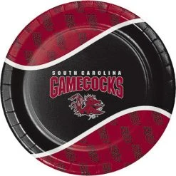 CREATIVE CONVERTING Collegiate South Carolina Lunch Plates 8ct