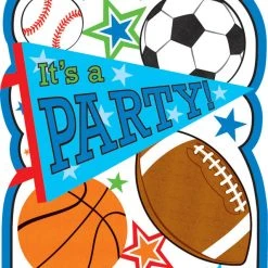 AMSCAN Sports Party Invitations