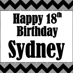 PARTY AMERICA Square Chevron Custom 18" X 24" Lawn Sign