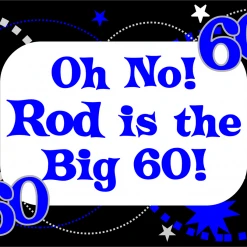 PARTY AMERICA Sweet Blue Custom 18" X 24" Lawn Sign Yard Signs