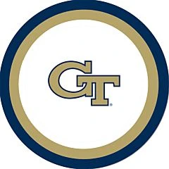 MAYFLOWER DISTRIBUTING CO Collegiate Georgia Tech Lunch Plates