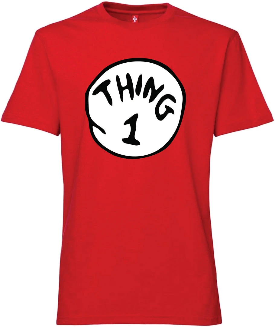 PARTY AMERICA Adult Size Thing One Shirt Dr. Seuss 1 PARTY AMERICA Adult Size Thing One Shirt Dr. Seuss