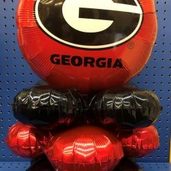 PARTY AMERICA University Of Georgia Logo Foil Triple Stack Centerpiece Collegiate