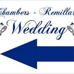 PARTY AMERICA Wedding Bells Custom 18" X 24" Lawn Sign