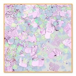 BEISTLE COMPANY Baby Girl Confetti