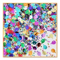 BEISTLE COMPANY Balloons & Stars Confetti