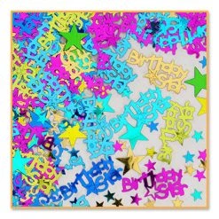 BEISTLE COMPANY Birthday Star Confetti